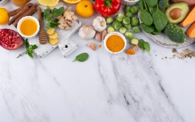 Lemon & Paprika Salmon or Butter Beans with Herby Crushed Potatoes & Beans