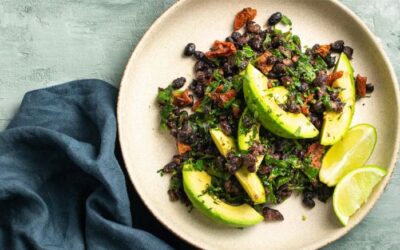 Crispy Black Bean Bowl, A High-Fibre, Heart-Healthy Power Meal 