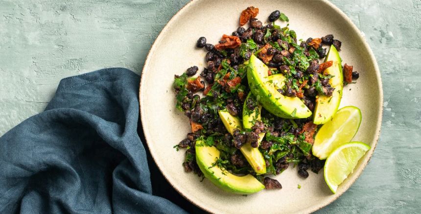 Crispy Black Bean Bowl