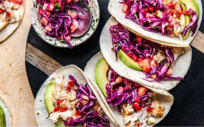 Fish Tacos with Pineapple and Cabbage Slaw – A Fresh, Gut-Loving Twist
