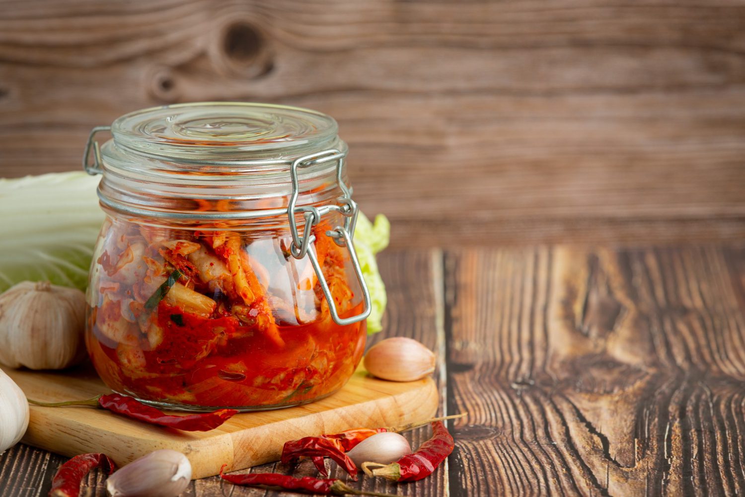 Fermented foods like kimchi to support your gut