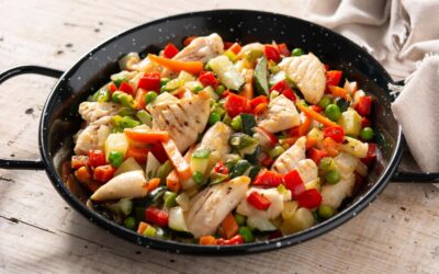 Low FODMAP Lemon and Herb Chicken with Roasted Vegetables