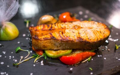 Lemon Herb Salmon Tray Bake, A Parkinson’s Disease nutrition recipe