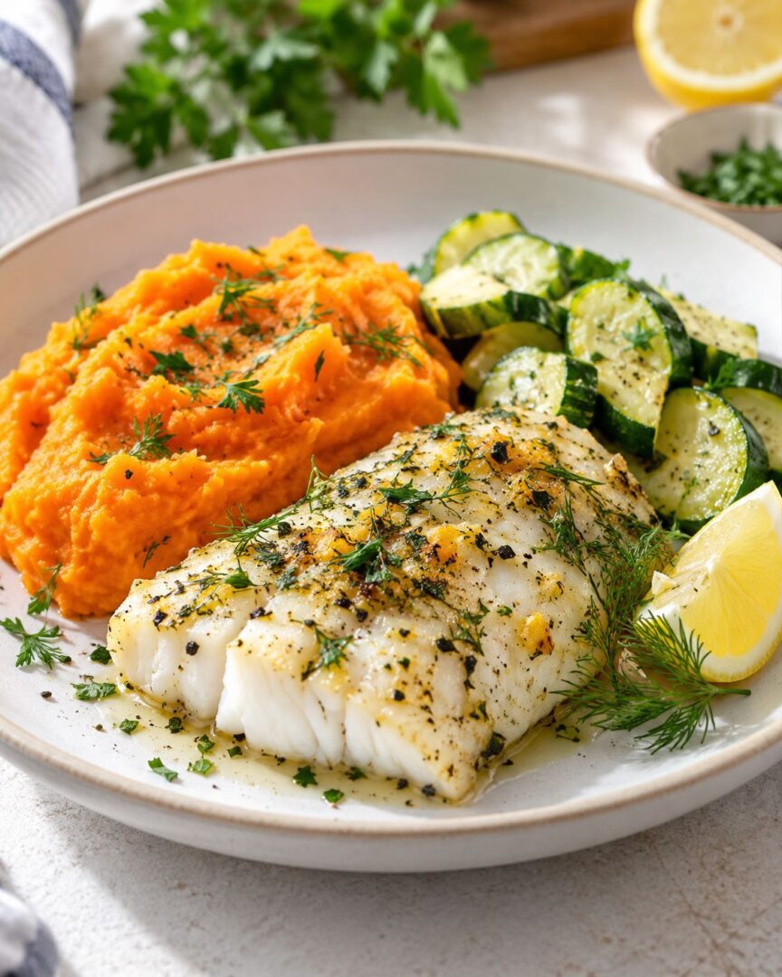 Herb-Baked Hake | Parkinson’s Disease Recipe
